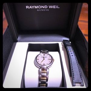 BRAND NEW RAYMOND WEIL WOMEN'S DIAMOND 32MM WATCH